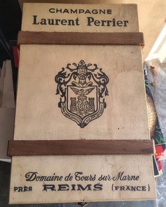 Scatola vuota champagne Laurent Perrier vintage