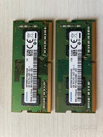 Ram Samsung DDR4, (4Gb x 2) PC4-2400T- SCO-11