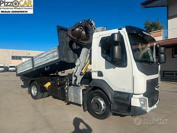 VOLVO FL 140 240 RIBALTABILE E GRU CON RAGNO