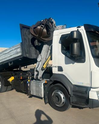 VOLVO FL 140 240 RIBALTABILE E GRU CON RAGNO