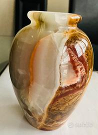 Vaso decorativo marmo e onice o agata