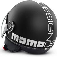 Casco MOMO nero opaco