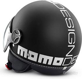 Casco MOMO nero opaco