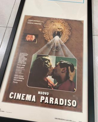 Locandina film “Nuovo Cinema Paradiso”