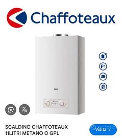 Scaldino chaffoteaux e Ariston 11 litri
