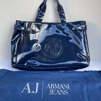 Borsa Armani Jeans Vernice