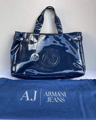 Borsa Armani Jeans Vernice