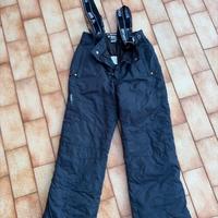 Pantalone da sci blu Brugi bimbo