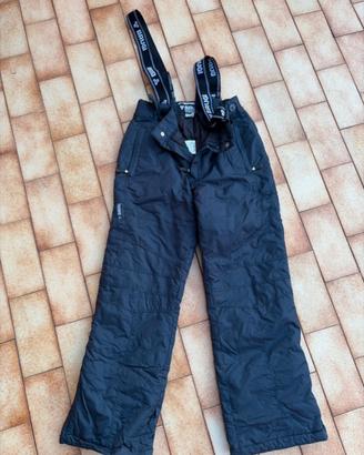 Pantalone da sci blu Brugi bimbo