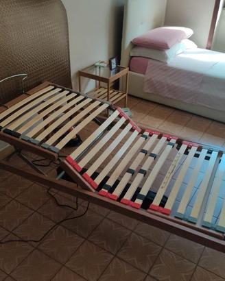 Rete singola motorizzata+materasso