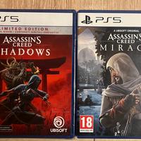 AC Shadows Limited sigillato + Mirage PS5