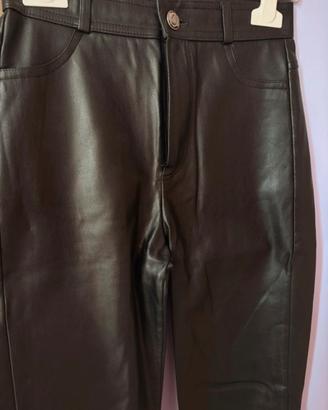 jeans di pelle