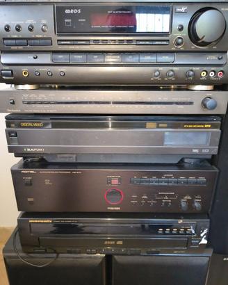 Amplificatore Rotel e Technics