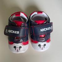Scarpe tennis neonato Disney Topolino n.17 6-12 m
