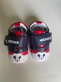 Scarpe tennis neonato Disney Topolino n.17 6-12 m