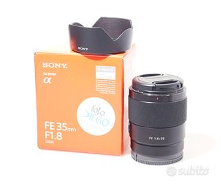OBIETTIVO SONY FE 35 MM F/1.8. E-MOUNT. GARANZIA.
