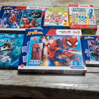 puzzle e giochi vari e  tombola degli animali