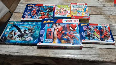 puzzle e giochi vari e  tombola degli animali