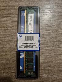 Kingston ram 8gb ddr3 CL9 1333MhZ