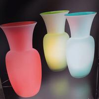 Vaso opalini lampada di murano nason h40x18