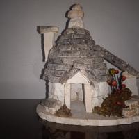 Trullo fatto a mano in pietra 