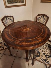 tavolo stile luigi xv con prolunghe