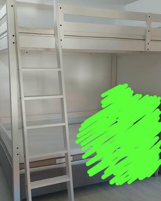 Letto a castello per  l'infanzia 