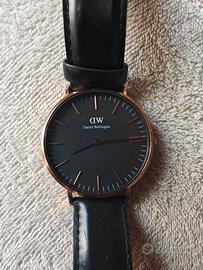 Orologio Daniel Wellington originale nero e oro 