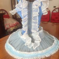 Tutù composto azzurro