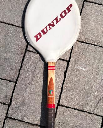 Racchetta da tennis legno vintage Dunlop Maxply 