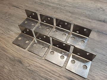 Staffette acciaio INOX 316 30x43x40 forate nuove