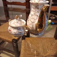 teiera è zuccheriera in porcellana 