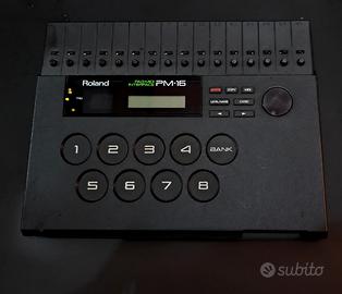 Roland PM-16 Pad MIDI Interface- 16 ingr. -anni 80
