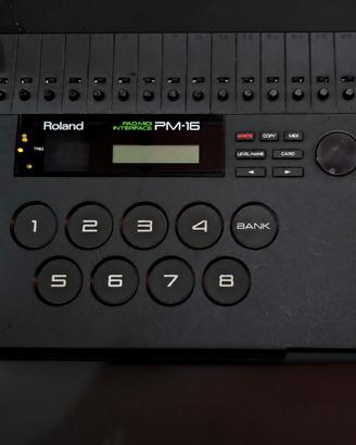 Roland PM-16 Pad MIDI Interface- 16 ingr. -anni 80