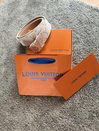 cintura Louis Vuitton bianca 120 cm