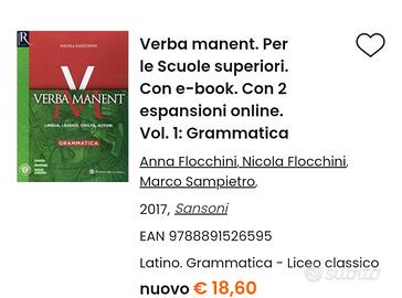 libro Verba Manent 1