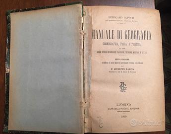 Manuale di geografia anno 1899