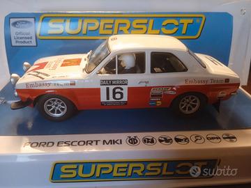 Slotcar Scalextric uk Ford Escort Mk1 Rally Nuova