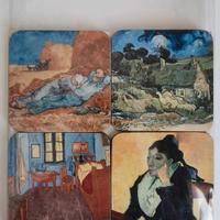 Sottobicchieri in sughero Van Gogh NUOVI 