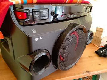 impianto audio con karaoke LG come nuovo