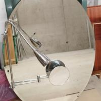 Specchio da bagno con luce e specchio ingrandente 