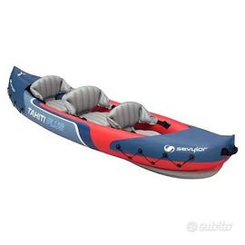 KAYAK GONFIABILE TAHITI PLUS 3 POSTI  CON PAGAIA