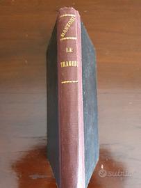 Libro Antico 1929 Le Tragedie Alessandro Manzoni