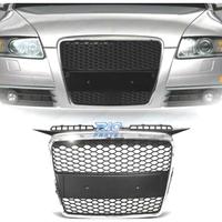 GRIGLIA AUDI A3 8P 05-08 LOOK RS CROMATO NERO