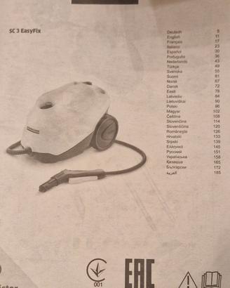 VAPORETTO KARCHER SC3 EASYFIX NUOVO