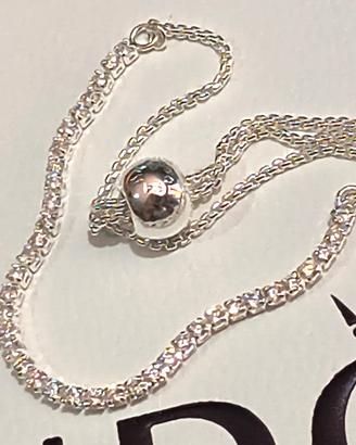 Bracciale tennis Pandora in argento 925