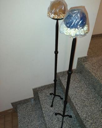 Candelabri in ferro battuto