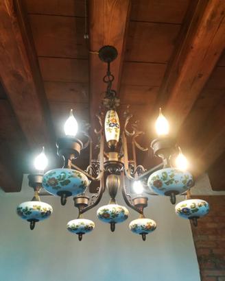 Lampadario a sospensione completo di lampadine