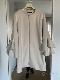 Cappottino donna color avorio