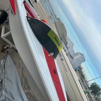 Motoscafo con motore Evinrude 25 cv 2 tempi